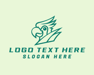 Parrot Bird Face Logo