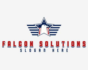 Military Eagle Star logo design