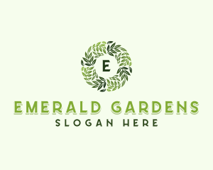 Herbal Nature Garden logo design