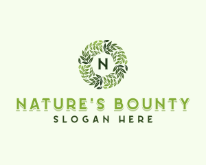 Herbal Nature Garden logo design