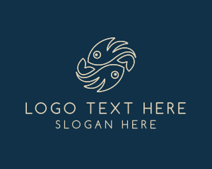 Seafood Restuarant - Sea Pisces Fish logo design