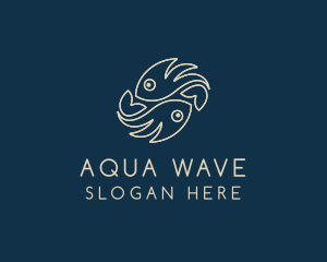 Oceanic - Sea Pisces Fish logo design