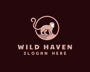 Wild Monkey Badge logo design