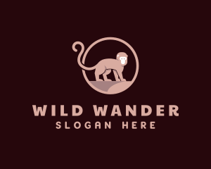 Wild Monkey Badge logo design