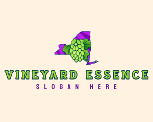 New York Grapes logo design