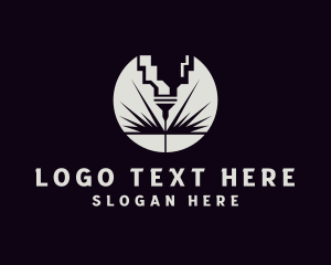 Technician - Laser Cutter Technician logo design