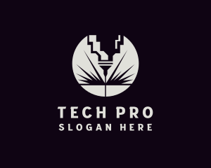 Technician - Laser Cutter Technician logo design