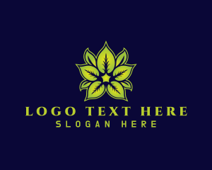 Rural - Leaf Herb Plant logo design