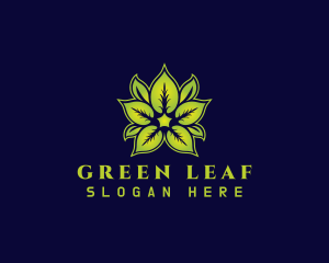 Leaf Herb Plant logo design