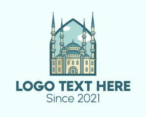 Fort - Hagia Sophia Landmark logo design