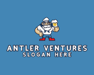 Beer Sailor Man logo design