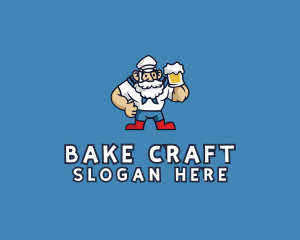 Beer Sailor Man logo design