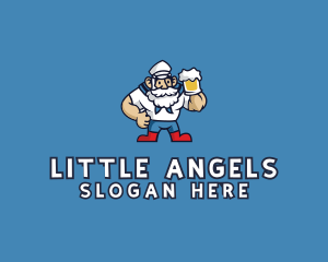 Beer Company - Beer Sailor Man logo design