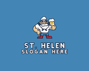 Beer Sailor Man logo design