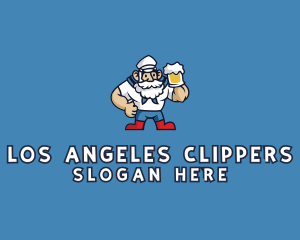 Beer Sailor Man logo design