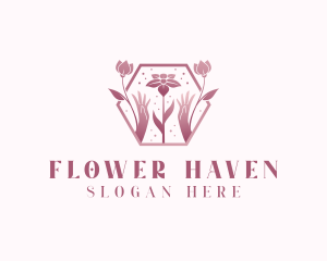 Wedding Flower Arrangement logo design