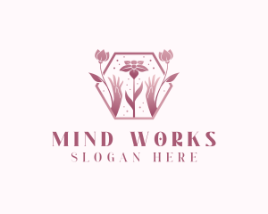 Wedding Flower Arrangement logo design