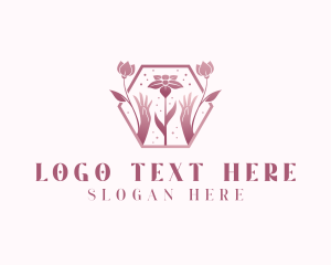 Beauty - Wedding Flower Arrangement logo design