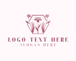 Flower Arrangement - Wedding Flower Arrangement logo design