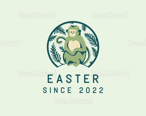 Forest Wild Monkey Logo