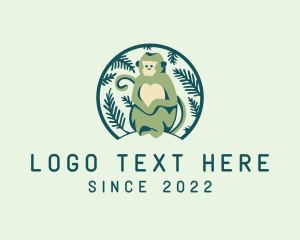 Monkey - Forest Wild Monkey logo design