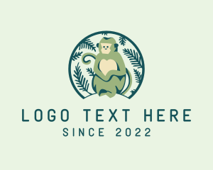 Homo Sapiens - Forest Wild Monkey logo design