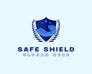 Sports Mouthguard Shield logo design