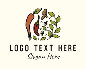 Market - Leaf Cooking Ingredients logo design