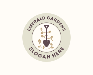 Shovel Garden Landscaping logo design