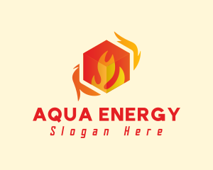 Flaming Box Energy logo design