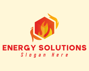 Flaming Box Energy logo design