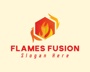 Flaming Box Energy logo design