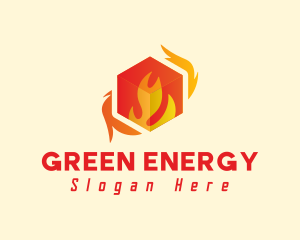 Flaming Box Energy logo design