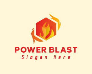 Flaming Box Energy logo design