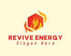 Flaming Box Energy logo design