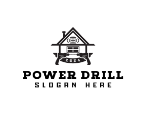 Renovate Drill Construction logo design