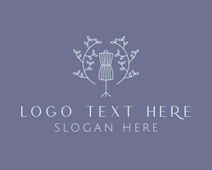 Stylist - Wreath Mannequin Boutique logo design