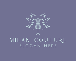 Wreath Mannequin Boutique  logo design