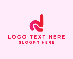 Numeric - Digital Abstract Letter D logo design