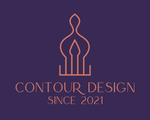 Interior Design Candle  logo design