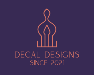 Interior Design Candle  logo design