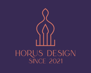 Interior Design Candle  logo design