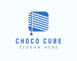 Blue Roman Shade Blinds Logo