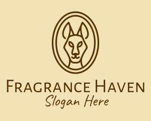 Australian Brown Kangaroo logo design