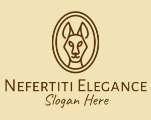 Australian Brown Kangaroo logo design