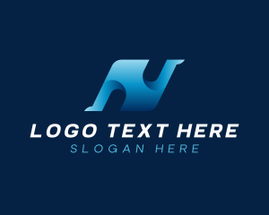 Lettermark - Creative Studio Letter N logo design