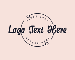 Calligraphy - Studio Business Brand logo design