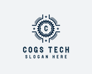 Cogs - Industrial Mechanic Gear logo design