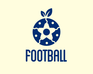 Market - Organic Blueberry Star logo design