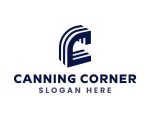 Concrete Block Construction logo design